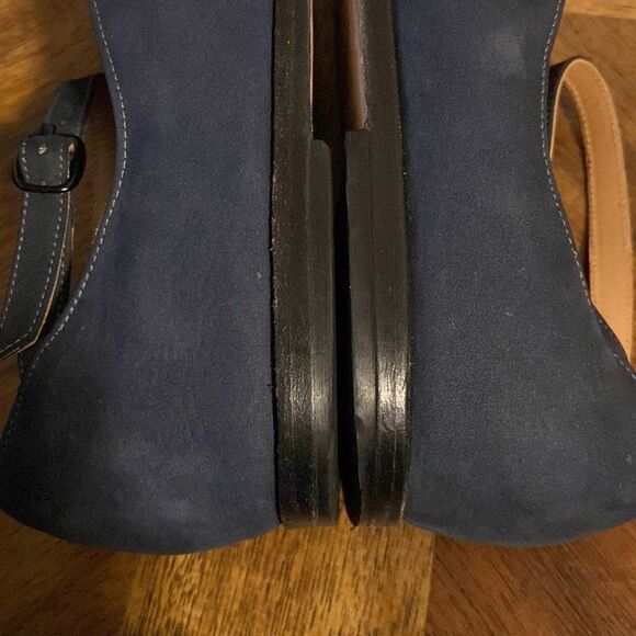 Anthro x The Palatines Suede Flats 7 - Picture 8 of 8